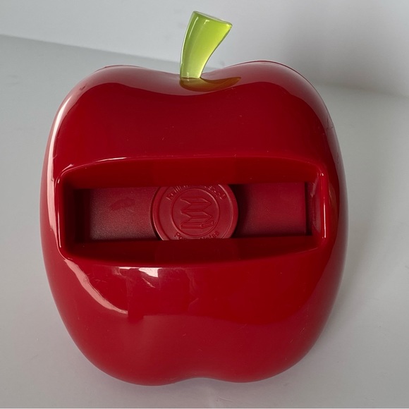Post-It Note Dispenser Red Apple Pop-Up for 3x3 inch Notes Teacher School EUC - Picture 1 of 12